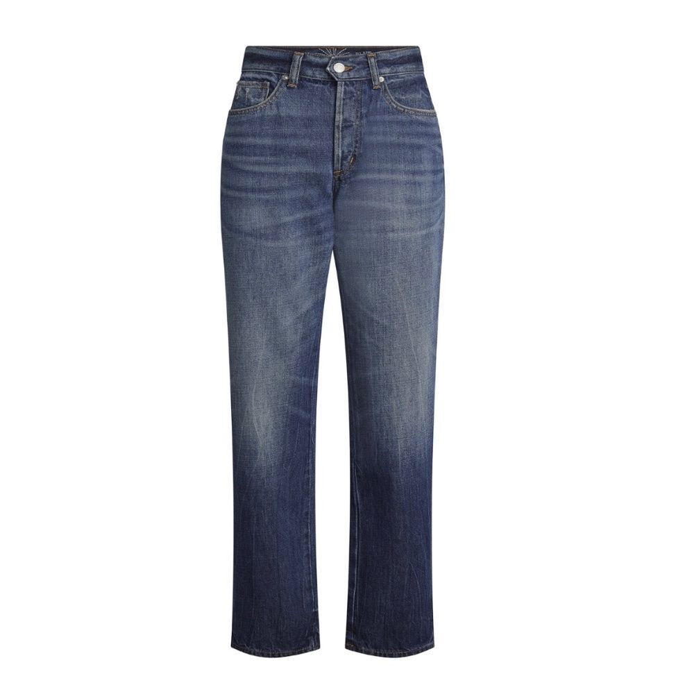 New Daily Blue Mood Jeans - Dark Wash Relaxed Straight Leg $298 DESIGNER